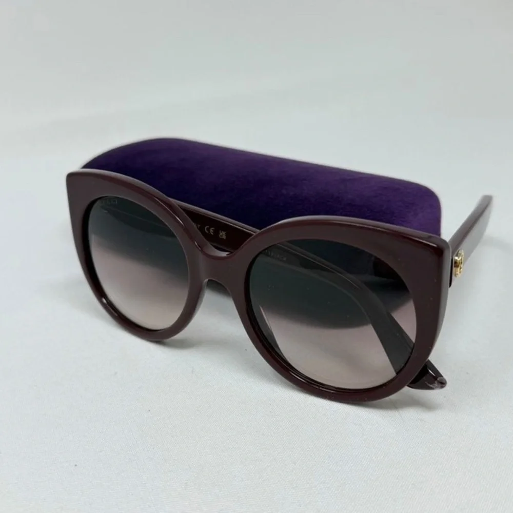 Gucci Burgundy glasses - Picture 3 of 4